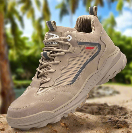 tan Impact Proof Protective Work Safety Shoe