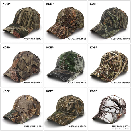 Jungle Leaf Camouflage Hats & Caps Cotton 16 designs Hats  