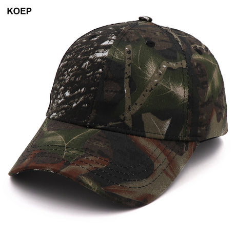 Jungle Leaf Camouflage Hats & Caps Cotton 16 designs Hats  