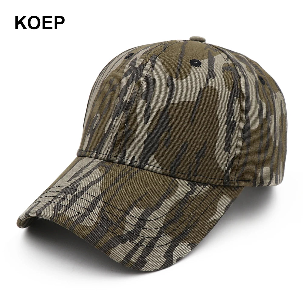 Jungle Leaf Camouflage Hats & Caps Cotton 16 designs Hats BushLine KBMO9 One Size Fits Most