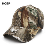 Jungle Leaf Camouflage Hats & Caps Cotton 16 designs Hats BushLine KBRT9 One Size Fits Most