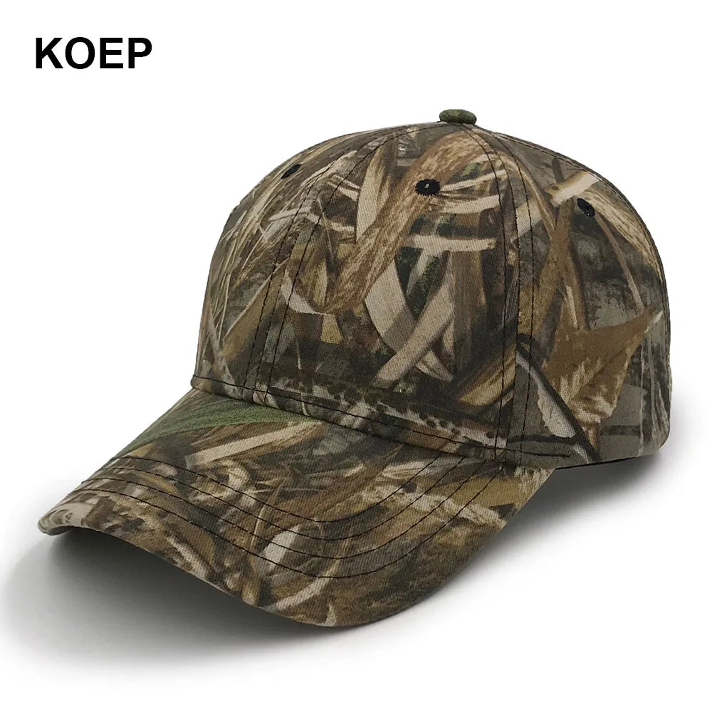 Jungle Leaf Camouflage Hats & Caps Cotton 16 designs Hats BushLine KBRT2 One Size Fits Most