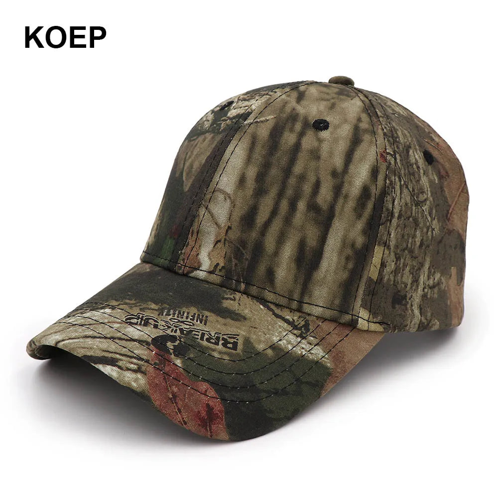 Jungle Leaf Camouflage Hats & Caps Cotton 16 designs Hats BushLine KBMO1 One Size Fits Most