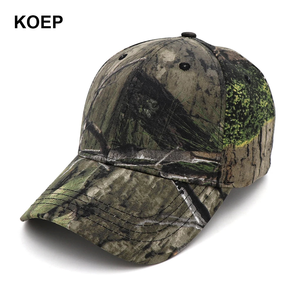 Jungle Leaf Camouflage Hats & Caps Cotton 16 designs Hats BushLine KBMO10 One Size Fits Most