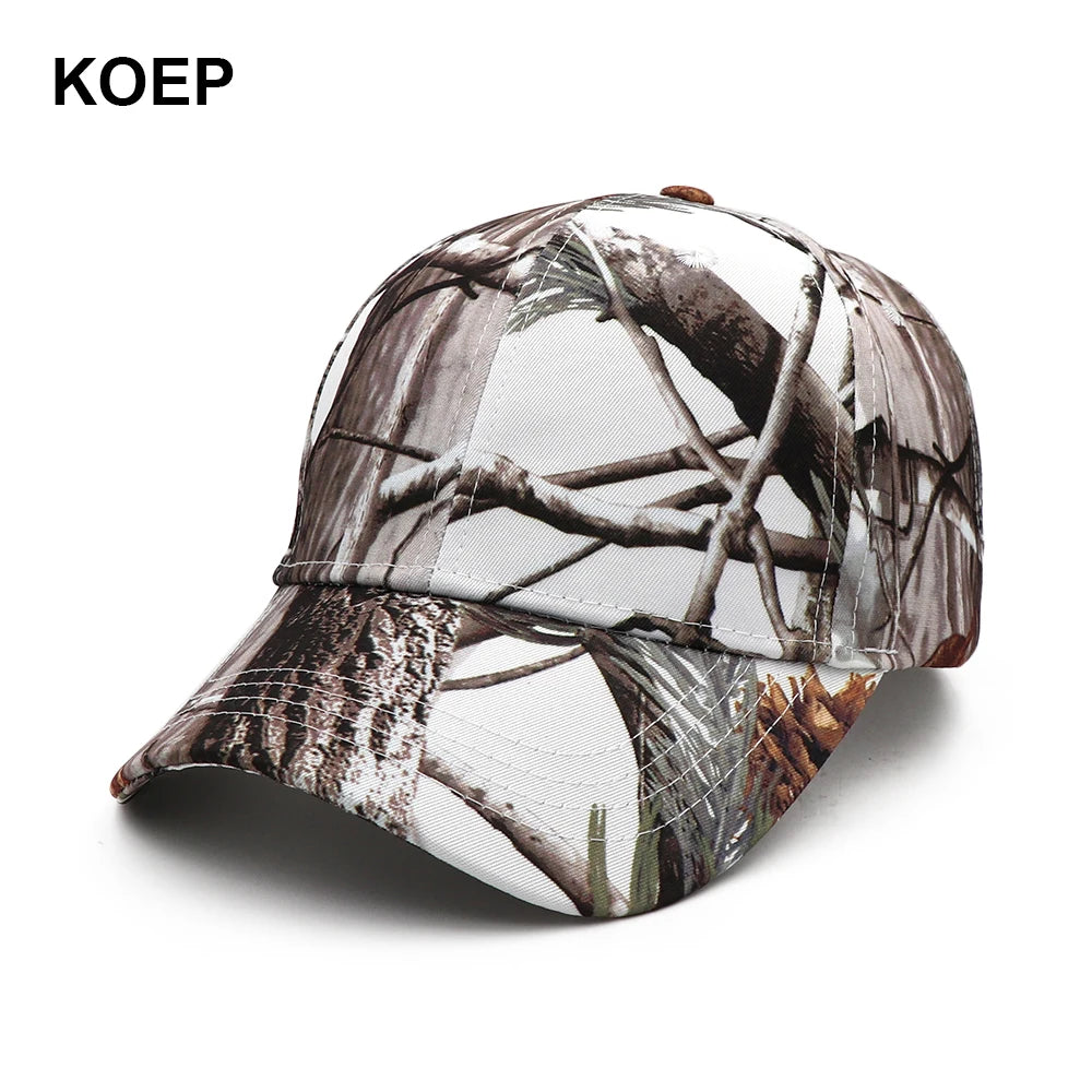 Jungle Leaf Camouflage Hats & Caps Cotton 16 designs Hats BushLine KBRT4B One Size Fits Most