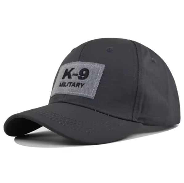 K9 Service Dog Operator Cap Hats BushLine Grey 54-60cm
