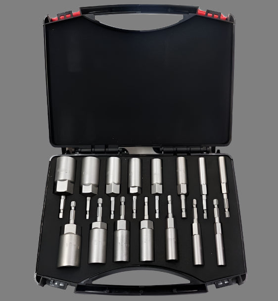 Krachtige 5.5mm-19mm Hex Socket tools BushLine 15Pcs With Box