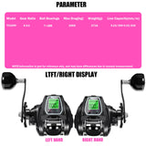 Large Deep Sea Electronic Fishing Reel 6.4:1 16KG Left or Right Hand Marine & Fishing  BushLine
