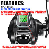 Large Deep Sea Electronic Fishing Reel 6.4:1 16KG Left or Right Hand Marine & Fishing  BushLine