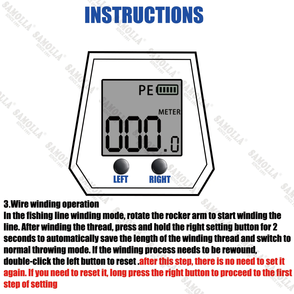 Large Deep Sea Electronic Fishing Reel 6.4:1 16KG Left or Right Hand Marine & Fishing  BushLine