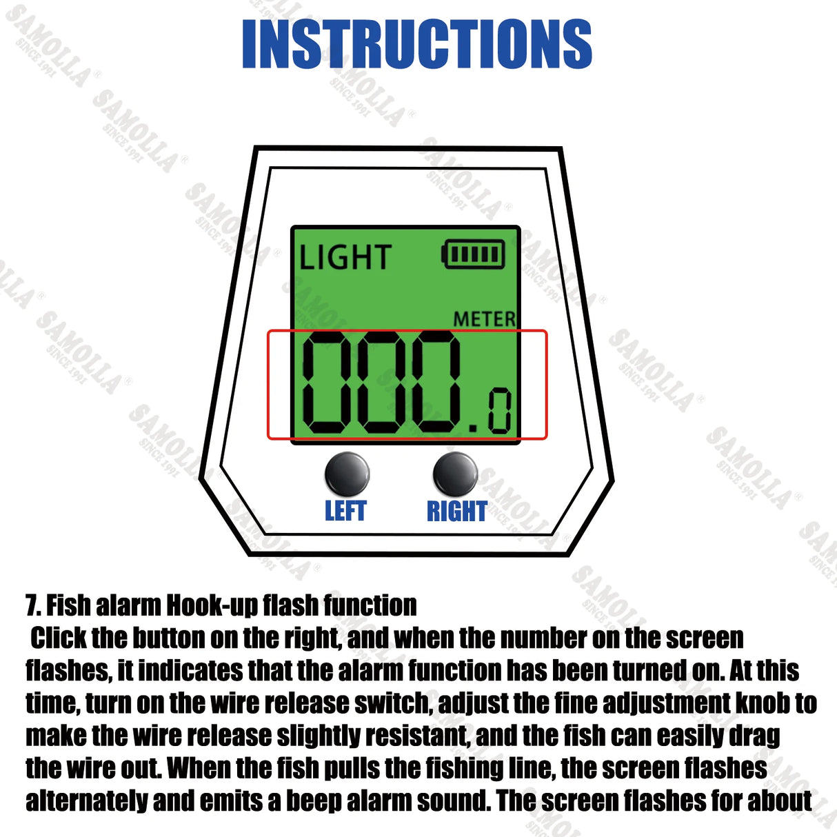 Large Deep Sea Electronic Fishing Reel 6.4:1 16KG Left or Right Hand Marine & Fishing  BushLine