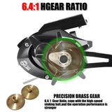 Large Deep Sea Electronic Fishing Reel 6.4:1 16KG Left or Right Hand Marine & Fishing  BushLine