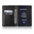 Leather Travel Passport Holder Cover Case Multi-card Slot Storage wallet outdoor equipment  