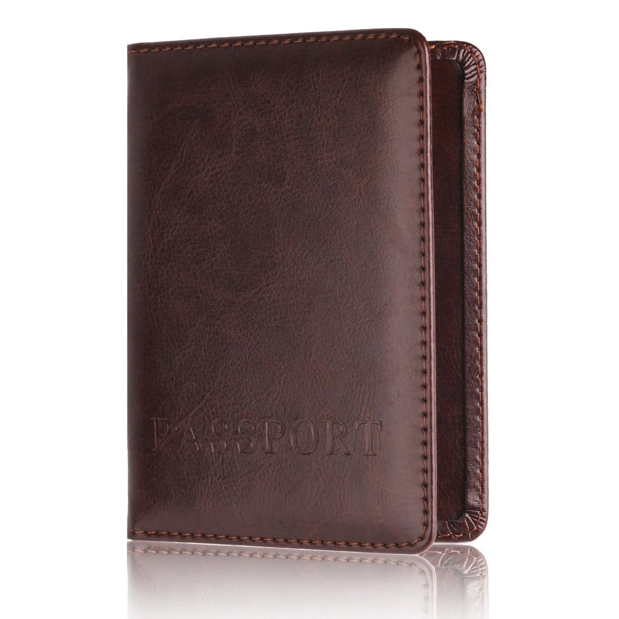 Leather Travel Passport Holder Cover Case Multi-card Slot Storage wallet outdoor equipment  