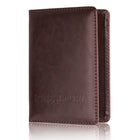 Leather Travel Passport Holder Cover Case Multi-card Slot Storage wallet outdoor equipment  