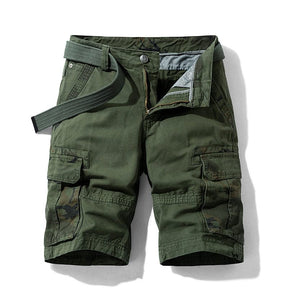 Men's camouflage cargo shorts
