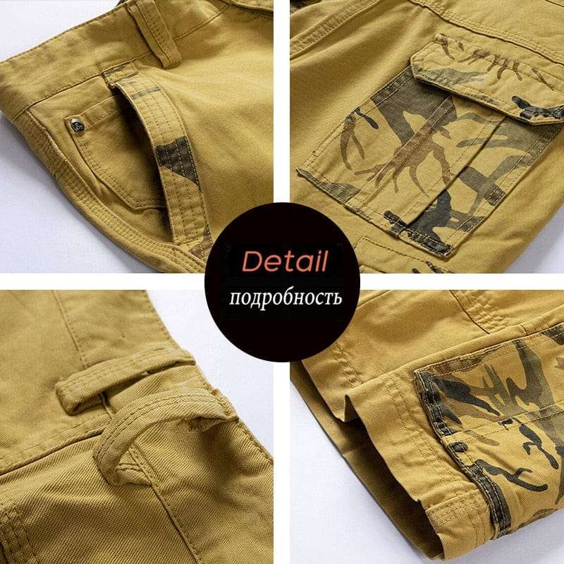 Limited Edition Camouflage Men Cargo Shorts Cargo Pants  BushLine