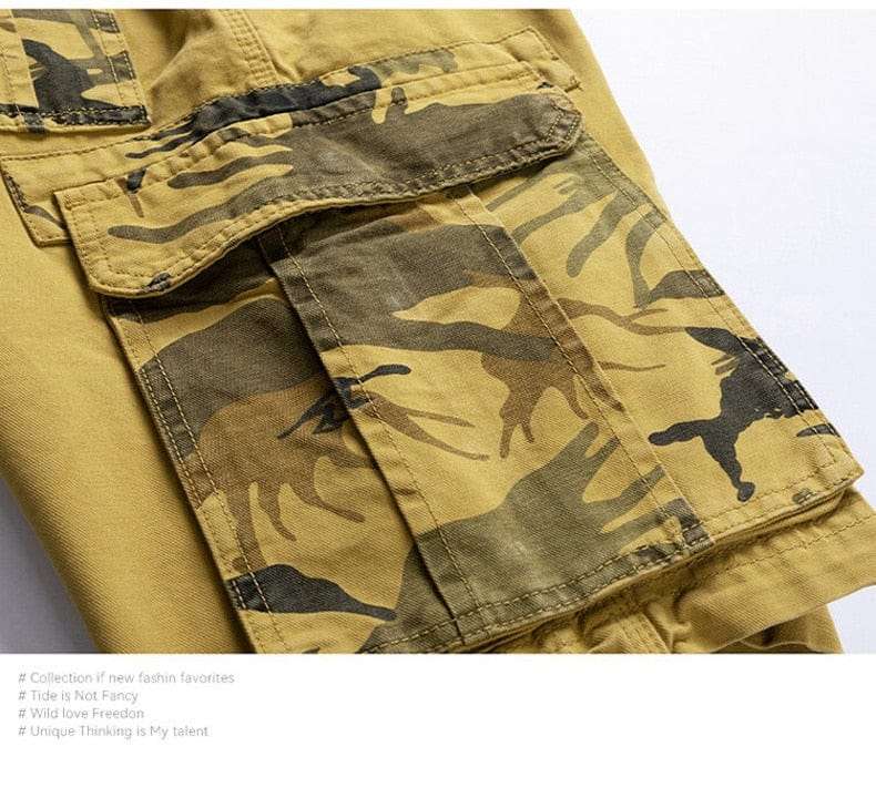 Limited Edition Camouflage Men Cargo Shorts Cargo Pants  BushLine