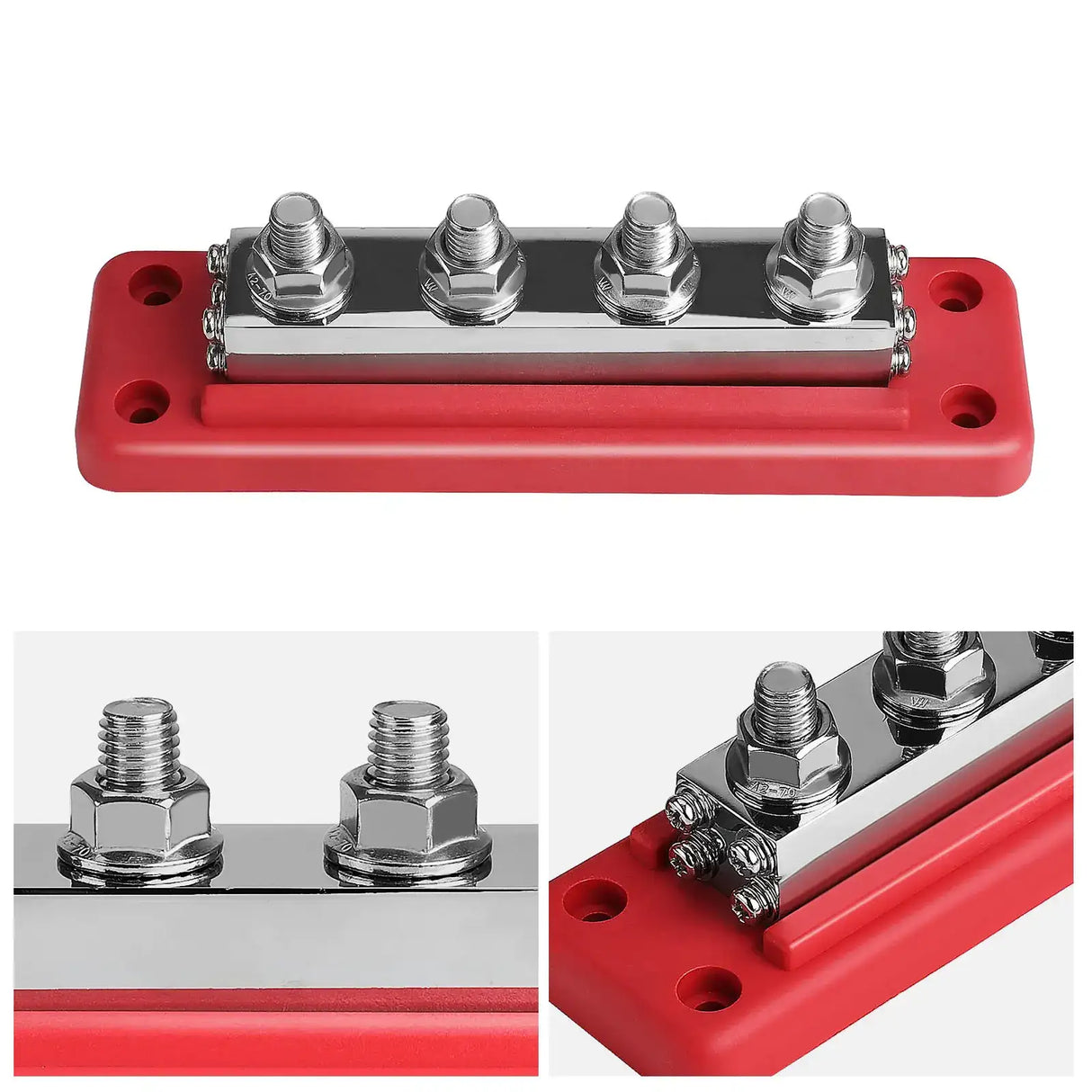 M10 4 Post Heavy Duty 24V 600 Amp Bus Bar electrical supplys  BushLine