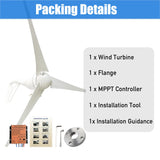 MF-1000W Horizontal Wind Turbine High Efficiency Wind Turbine  BushLine