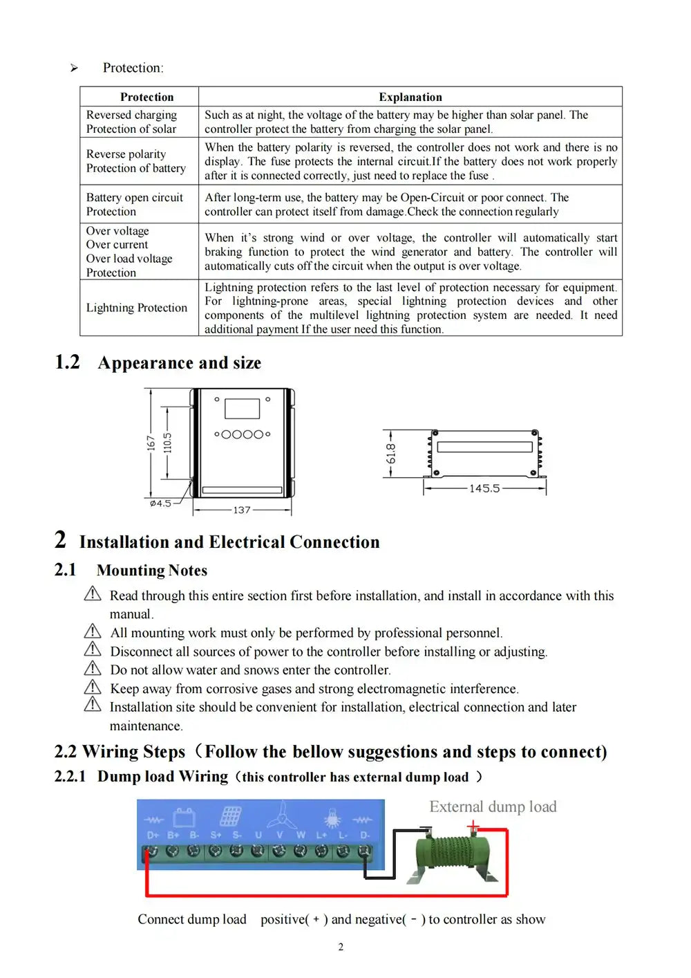 MPPT Hybrid Controller Wind & Solar 1kw 2kw 3kw & Dump Load Resistor Wind & Solar Controllers  BushLine