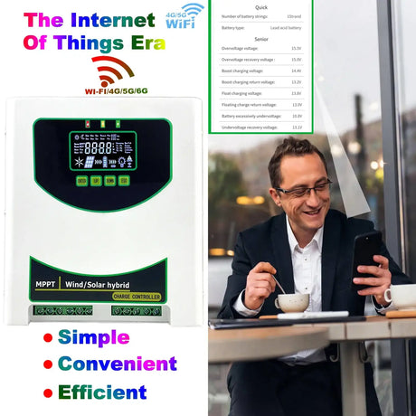 MPPT Wind Solar Hybrid Controller 1kw, 1.5kw, 2kw & 3kw Wind & Solar Controllers  