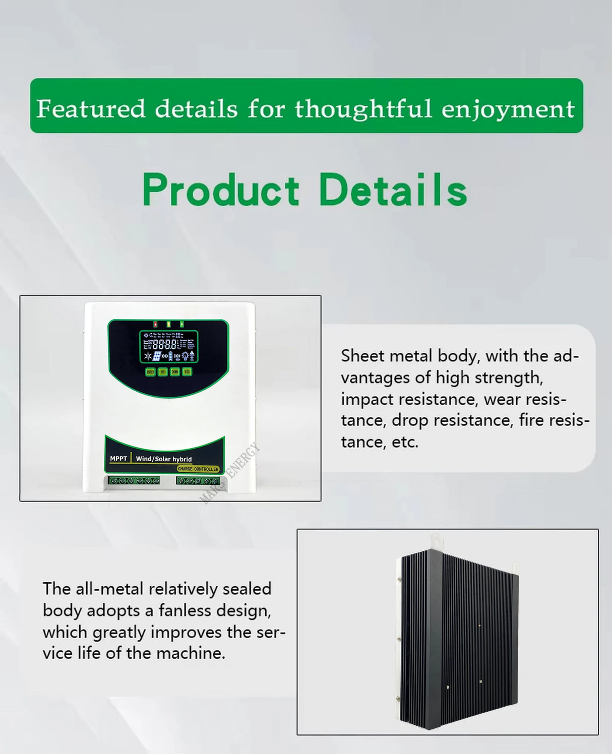 MPPT Wind Solar Hybrid Controller 1kw, 1.5kw, 2kw & 3kw Wind & Solar Controllers  BushLine