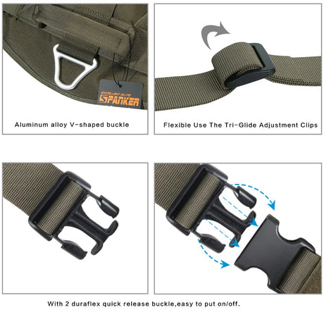 Military-Grade Tactical Dog Harness Dog Stuff  