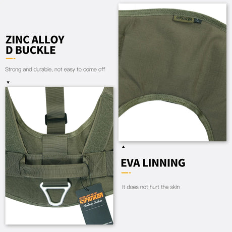 Military-Grade Tactical Dog Harness Dog Stuff  