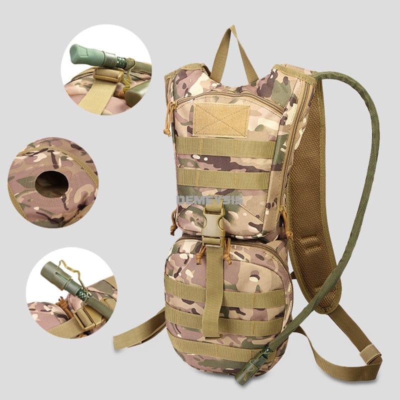 Molle Hydration Day Pack 3ltr TPU Water Bladder hydration backpacks BushLine Camo