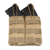 Molle Two Way Radio or M4 Mag Pouch's Helmet & Pack Accessories BushLine double tan