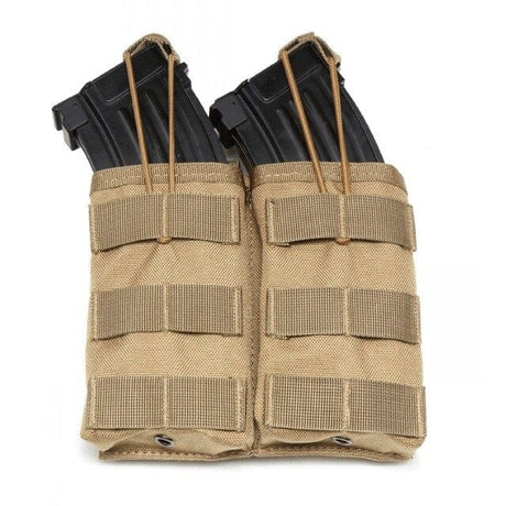 Molle Two Way Radio or M4 Mag Pouch's Helmet & Pack Accessories BushLine double tan