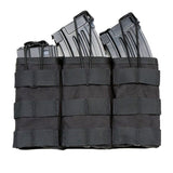 Molle Two Way Radio or M4 Mag Pouch's Helmet & Pack Accessories BushLine triple black