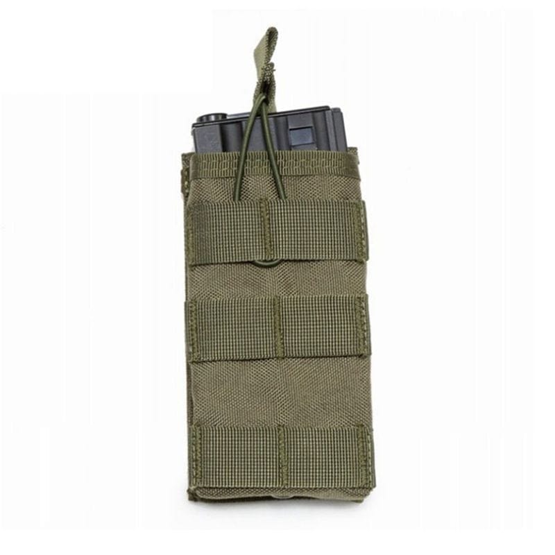 Molle Two Way Radio or M4 Mag Pouch's Helmet & Pack Accessories BushLine single green