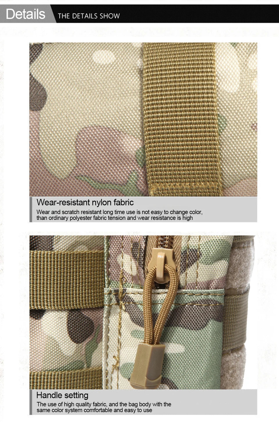 Molle Water Bottle Thermos Bag Holder Molle  BushLine