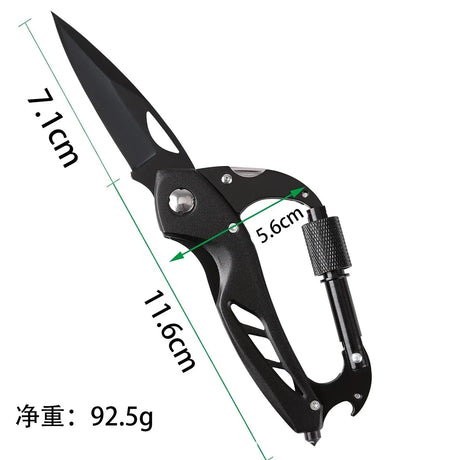 Multi-Tool Carabiner - Camping EDC Clip Multi-tools  