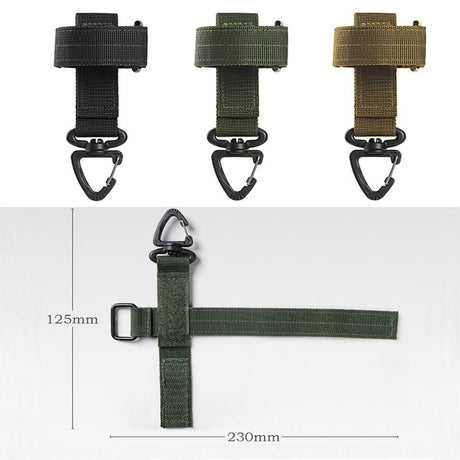 Multi-purpose Nylon Gloves Hook Work Gloves Safety Clip Molle Accessories  