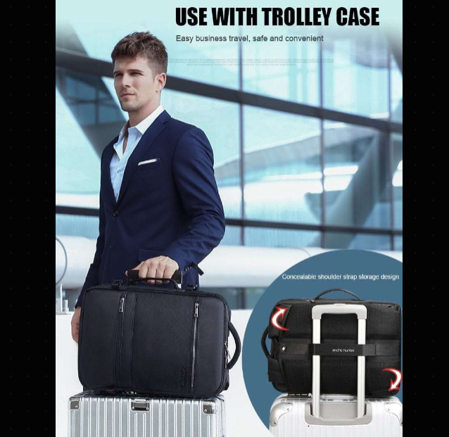 Multifunctional Smart Laptop Suitcase Backpack BackPacks  BushLine