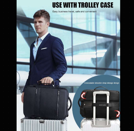Multifunctional Smart Laptop Suitcase Backpack BackPacks  BushLine
