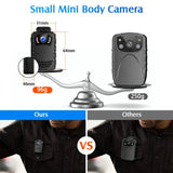 N9 Mini Full HD 1296P Body Mounted Camera Security Cameras  BushLine