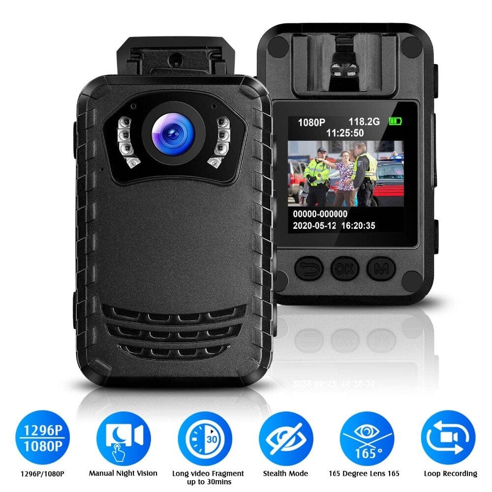 N9 Mini Full HD 1296P Body Mounted Camera Security Cameras  BushLine
