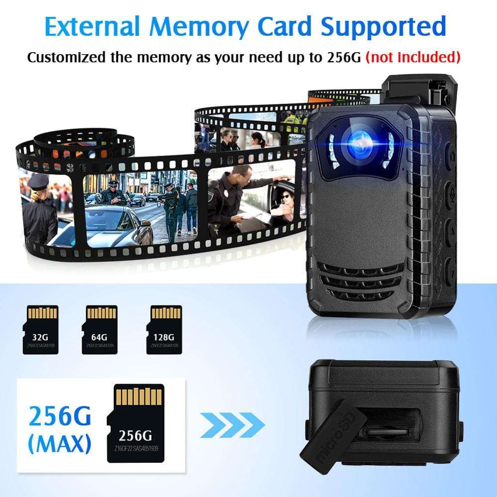 N9 Mini Full HD 1296P Body Mounted Camera Security Cameras  BushLine