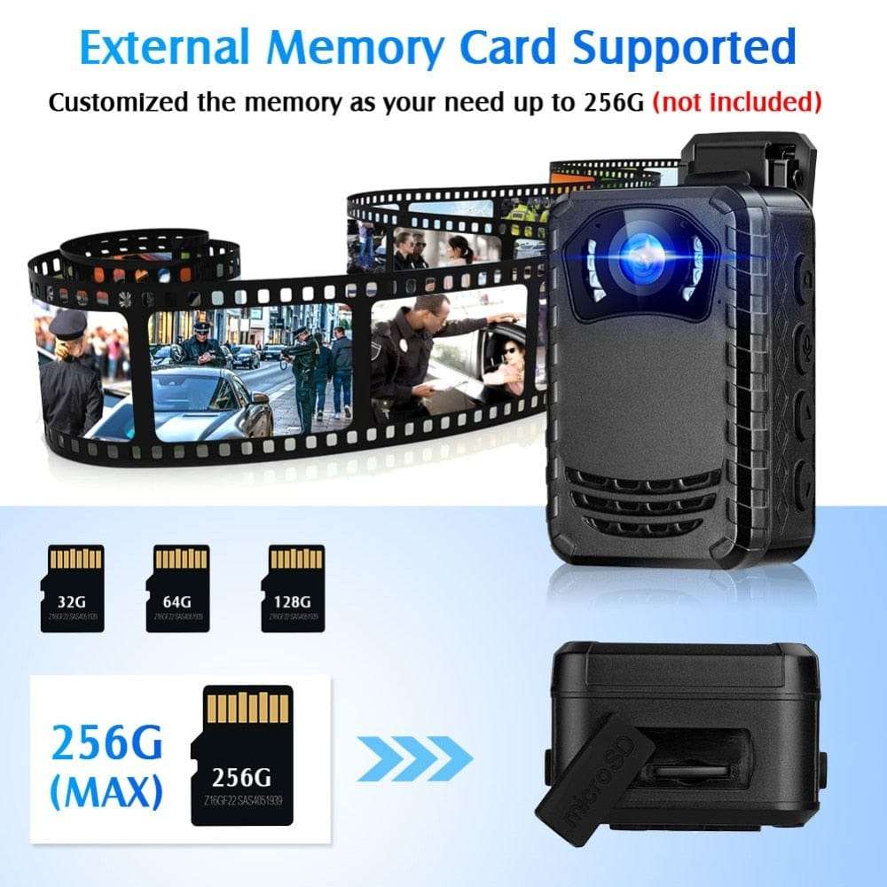 N9 Mini Full HD 1296P Body Mounted Camera Security Cameras  BushLine
