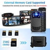 N9 Mini Full HD 1296P Body Mounted Camera Security Cameras  BushLine