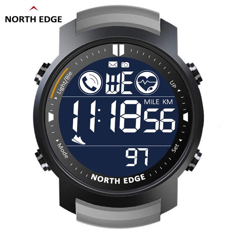 NORTH EDGE Watch Waterproof 50m Android IOS Watchs  BushLine