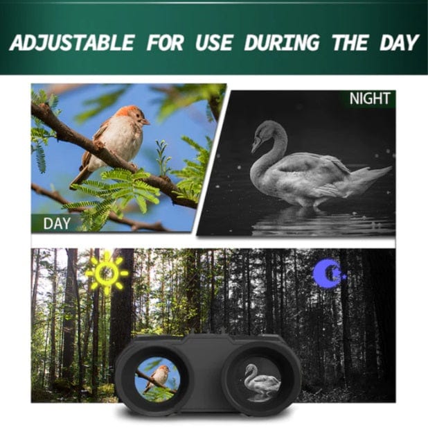 NV8000 Night Vision Google Binoculars Head mountable Infrared Optics  BushLine
