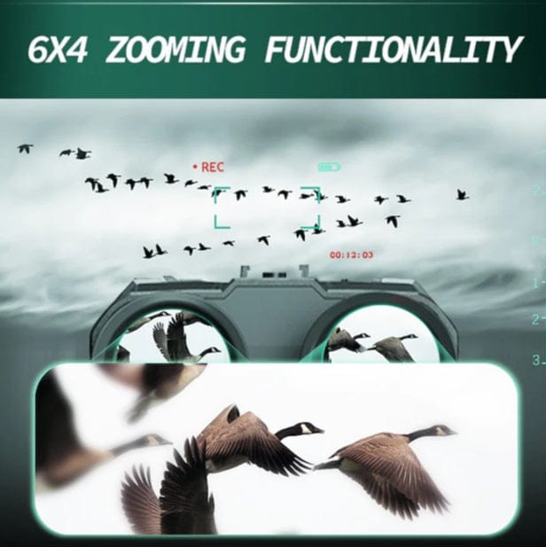 NV8000 Night Vision Google Binoculars Head mountable Infrared Optics  