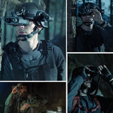 NV8000 Night Vision Google Binoculars Head mountable Infrared Optics  BushLine