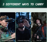 NV8000 Night Vision Google Binoculars Head mountable Infrared Optics  BushLine