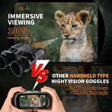 NV8000 Night Vision Google Binoculars Head mountable Infrared Optics  BushLine